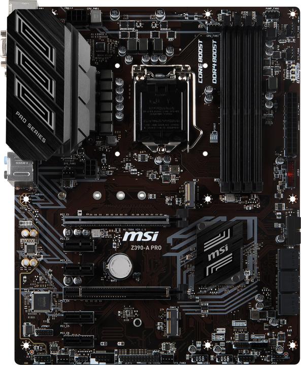 Image du produit MSI Z390-A Pro (LGA 1151, Intel Z390, ATX)