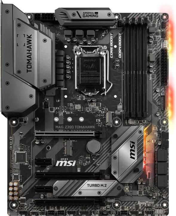 Actual product image MSI MAG Z390 Tomahawk (LGA 1151, Intel Z390, ATX)