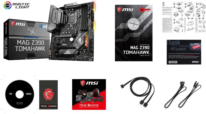 Actual product image MSI MAG Z390 Tomahawk (LGA 1151, Intel Z390, ATX)