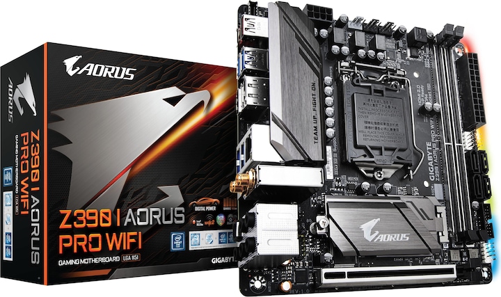 Produktbild Gigabyte Z390 I Aorus Pro WiFi (LGA 1151, Intel Z390, Mini-ITX)