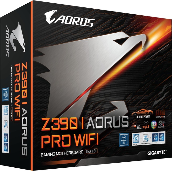 Produktbild Gigabyte Z390 I Aorus Pro WiFi (LGA 1151, Intel Z390, Mini-ITX)