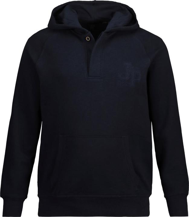 Immagine prodotto JP1880 Maglia in felpa fiammata con cappuccio e abbottonatura, fino alla tg. 8XL (XL)