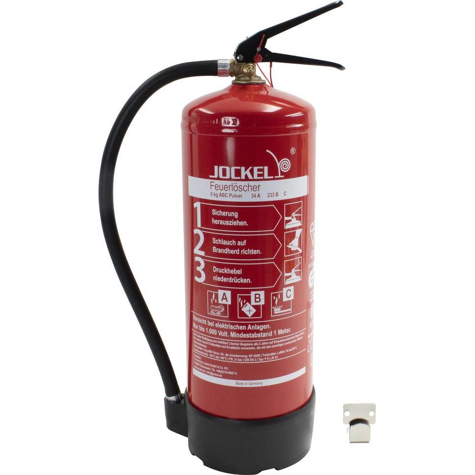 Jockel, Feuerlöscher, ABC Feuerlöscher DIN EN 3, 6 kg (A)