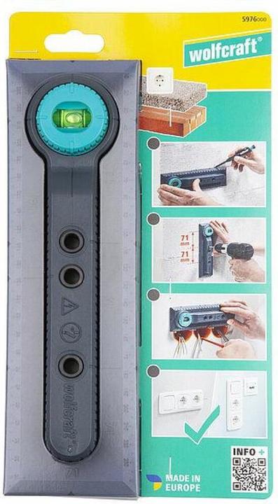 Image du produit MGA wolfcraft 1 Markier- und Anbohrschablone