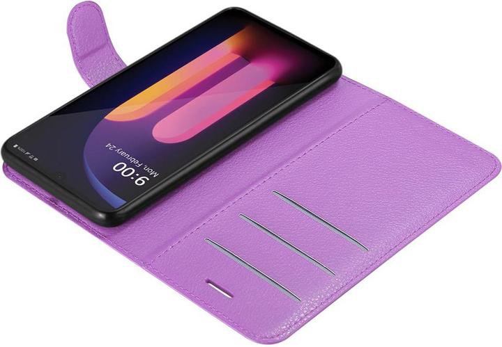 Actual product image Cadorabo Book with stand function cover (LG V60 ThinQ 5G)