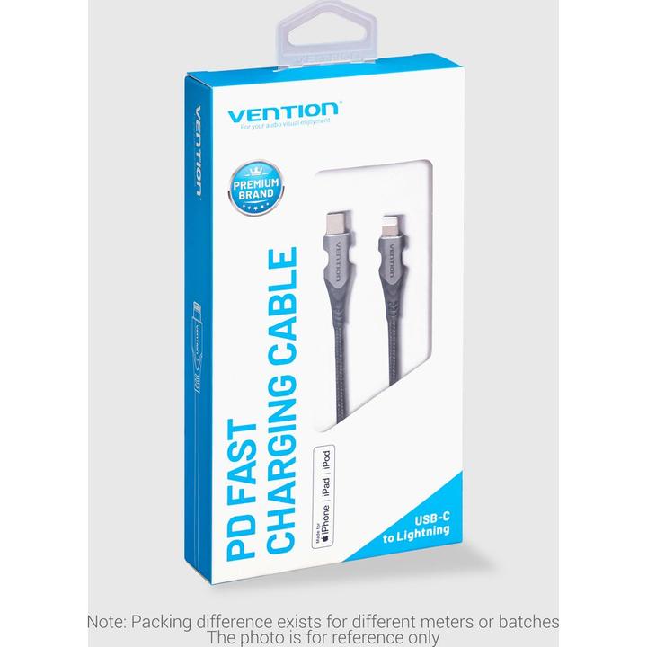 Image du produit Vention USB 2.0C vers Lightning 1.5M avec PD/MFi (1.50 m, USB 2.0)