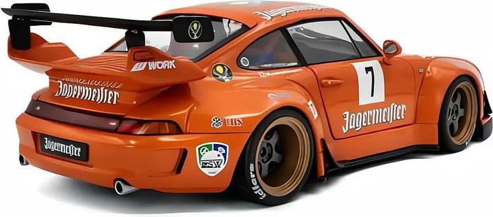 Actual product image Solido 1:18 RWB BODYKIT JÄGERMEISTER orange