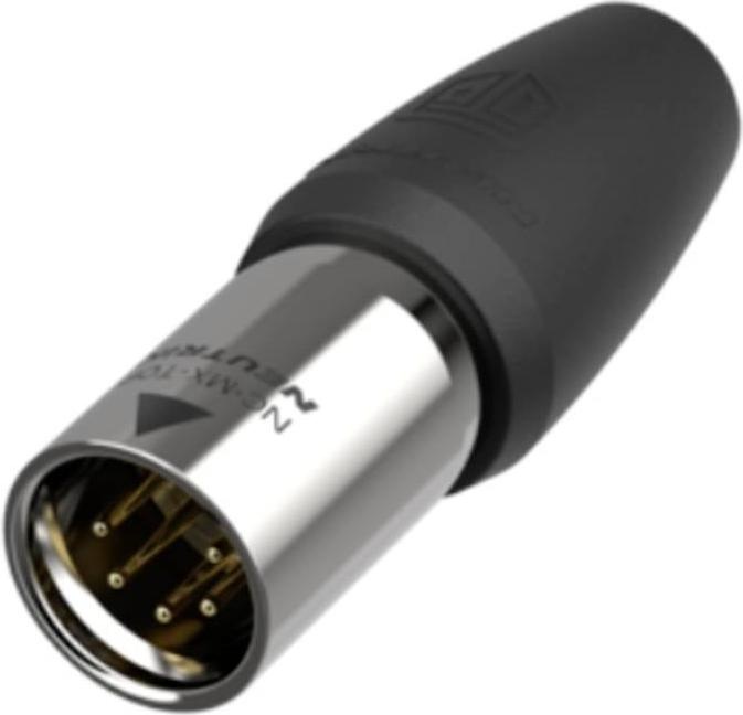 Actual product image Neutrik NC5MX1-TOP XLR plug connector Plug, straight Number of poles: 5 Black 1 pc.