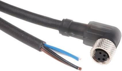 Produktbild TE Sensors Anschlusskabel 2m M8 abgewinkelt