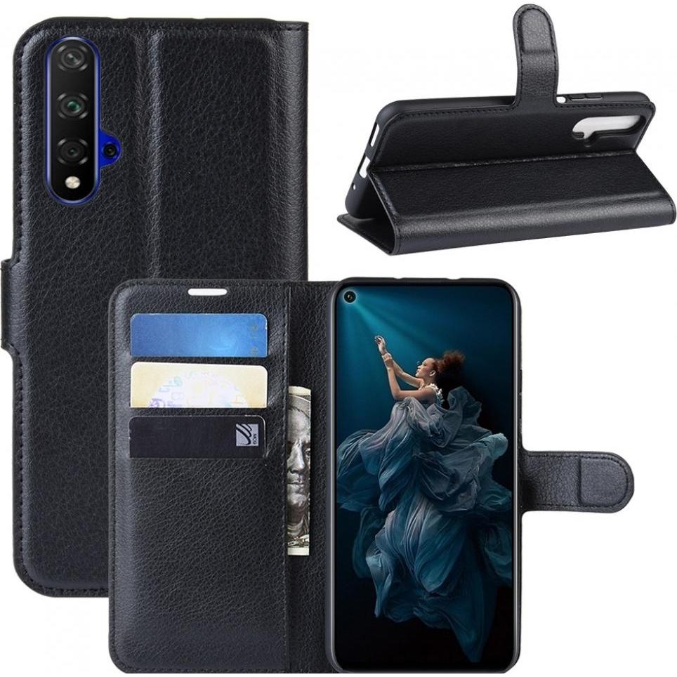 Thumbnail - Screenguard Huawei Nova 5T Leather Guard Lederhülle (Huawei Nova 5T), Smartphone Hülle, Schwarz