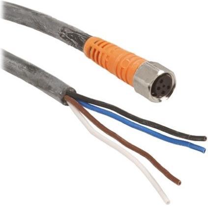 Produktbild TE Sensors IP69K-Kabel, 5m, gerade, M8, 4plg