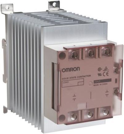 Actual product image Omron Industrial Automation Solid State Relay 25A 200 TO 480V 3PH