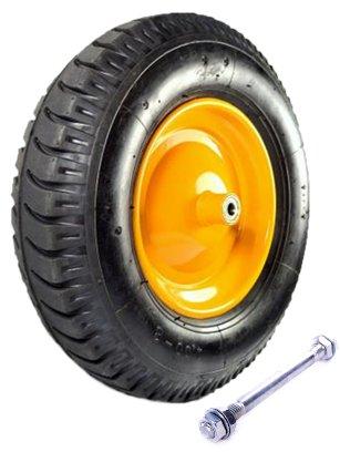 Actual product image GEKO g71023 PU Wheel, 4.00-8 Flower, multicoloured