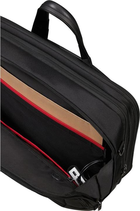 Actual product image Samsonite Pro-DLX6 shoulder bag 17.3 inch, black (17.30", Universal)