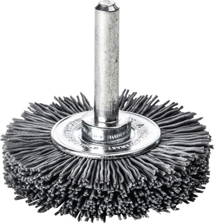 Lessmann Ronde borstel Ø 50 x 10-12 mm Schurende borstelharen SIC K 120 / 1.10 mm (120)