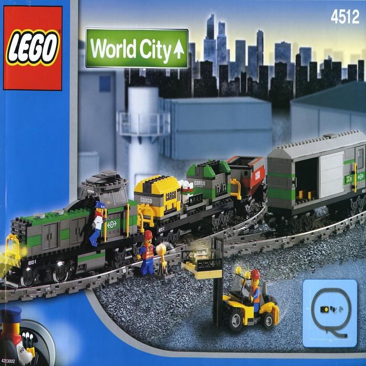 LEGO Güterzug mit Trafo (4512, LEGO City)