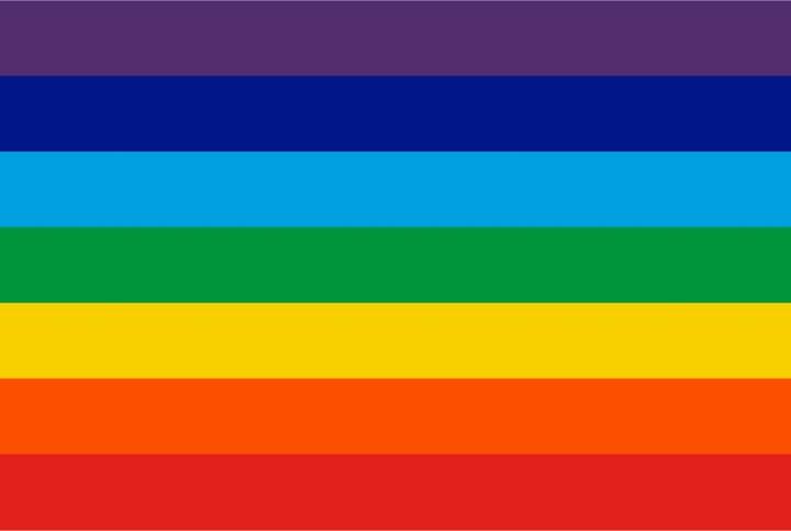 Actual product image Keller Fahnen Hissfahne «Regenbogen» Polyester 100x70 cm