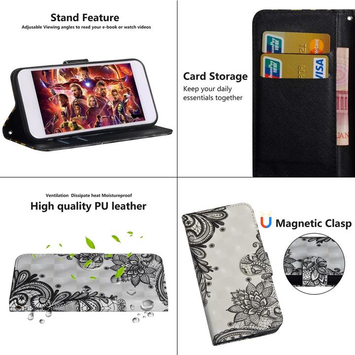 Produktbild Cover-Discount Glitzer Effekt Leder Handyhülle (Apple iPhone XR)