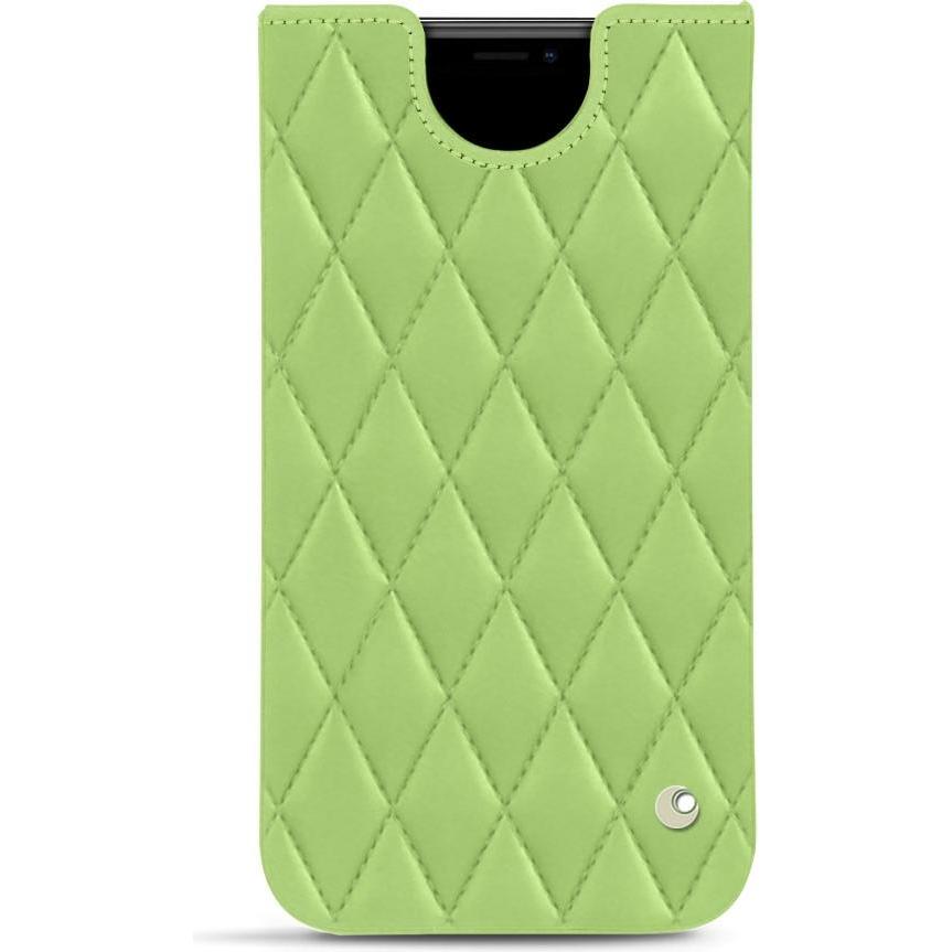 Noreve Lederschutzhülle (Apple iPhone 11 Pro Max), Smartphone Hülle, Grün