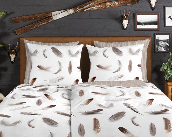 Actual product image Good Morning Feathers (Bedding set, 135 x 200 cm)