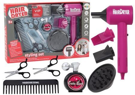 Image du produit Lean Toys Friseur-Schönheitssalon-Set 10-tlg