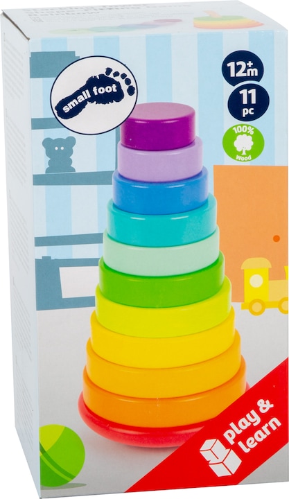 Productafbeelding small foot Stapeltoren Regenboog