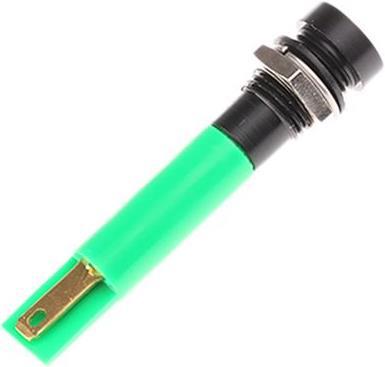 Produktbild RS PRO LED grün SUN 24Vac/dc 8mm schwarz innen