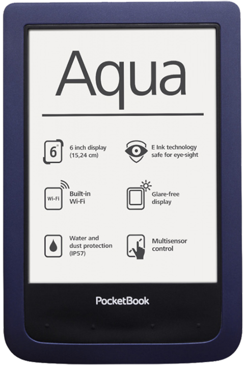 PocketBook Aqua (6", 4 GB, Blue)