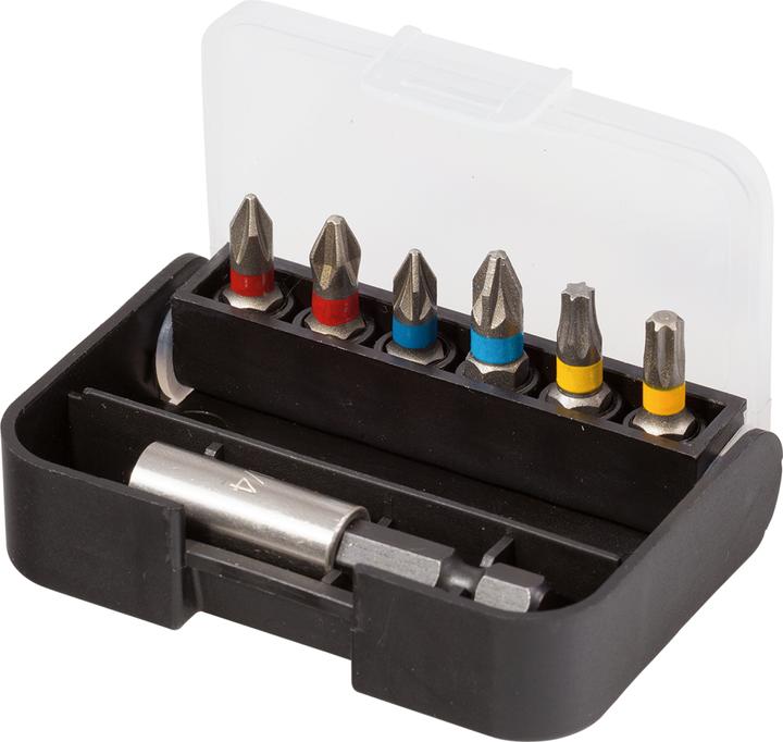 Produktbild RS PRO 7 Piece colour ring bit set (Innensechsrund TX)