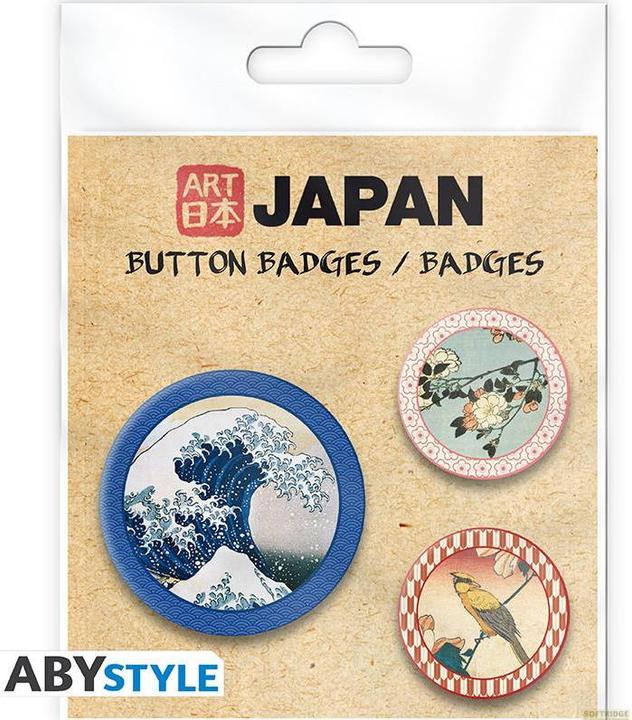 Image du produit ABYstyle Hokusai Badge Pack: Collection