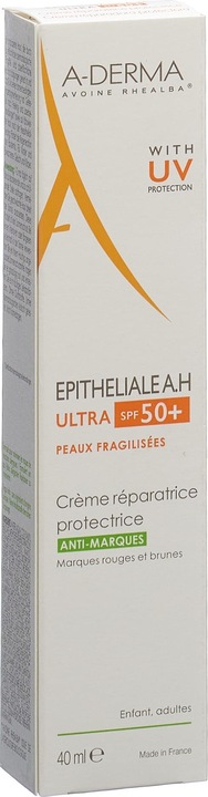 Produktbild A-Derma EPITHELIALE AH ULTRA Creme SPF50+ Creme (Sonnencreme Gesicht, SPF 50, 40 ml, 66 g)