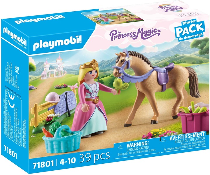 Produktbild Playmobil Prinzessin mit Pferd (71801, Playmobil Princess Magic)