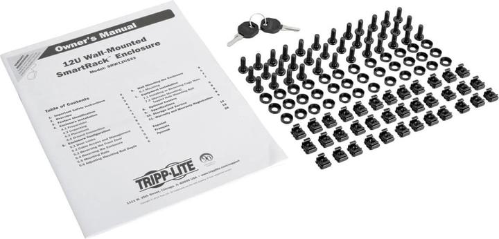 Produktbild Eaton SmartRack 12U Server-Depth Wall-Mount Small Rack Enclosure Clear Acrylic Window Hing (12 HE, 19 Zoll Rack)