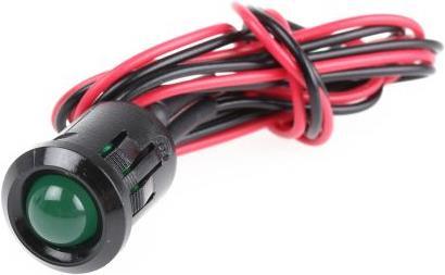 Image du produit RS PRO Indicateur de panneau à LED verte 12mm