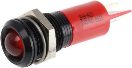 Produktbild RS PRO Glimmlampe 230VAC rot