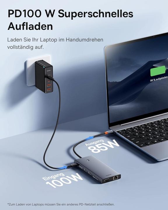 Actual product image Baseus USB C Docking Station (USB-C, 13 ports)