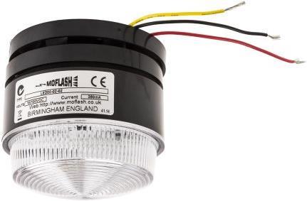 Actual product image Moflash LED beacon 10-100Vdc steady/flash red