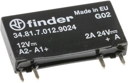 Produktbild Finder Relais SPNO 2A 12Vdc 24Vdc