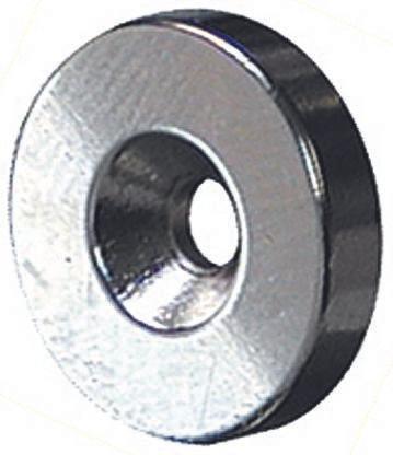Actual product image Eclipse Countersunk neodymium magnet 20x6x10mm (1 x)
