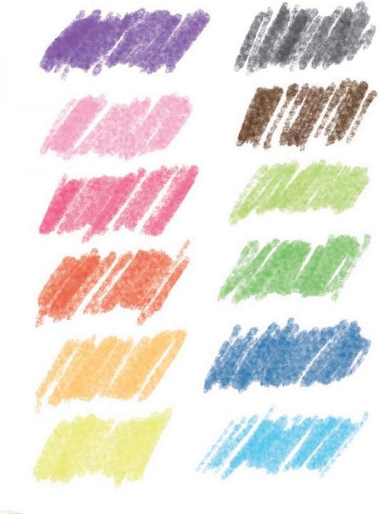 Produktbild Djeco Wachsmalkreiden Farben (Mehrfarbig, 8 x)
