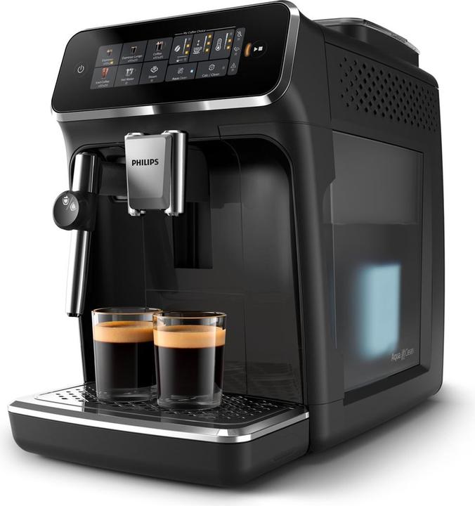 Image du produit Philips Built-in milk frotter Fully Automatic Black 1500 W Espresso Coffee Maker EP3321/40...