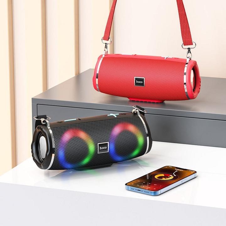 Produktbild Hoco - Wireless Speaker Sports (HC12) - Bluetooth 5.0, Shoulder Strap, 10W - Red (2 h)