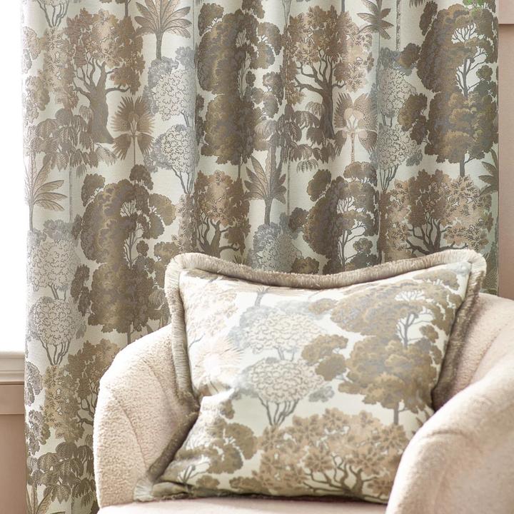 Immagine prodotto Wylder Woodlands Jacquard Floreale Tende con Occhielli (168 x 229 cm)