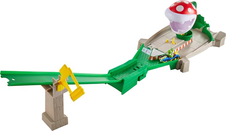 Produktbild Hot Wheels Mario Kart Piranha Plant Rennstrecke