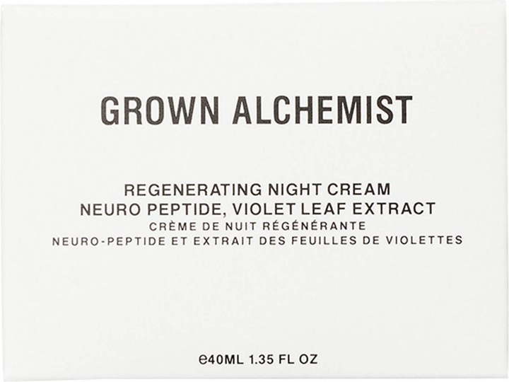 Actual product image Grown Alchemist Regenerating Night Cream: Neuro-Peptide & Violet Leaf Extract (40 ml, Night cream)