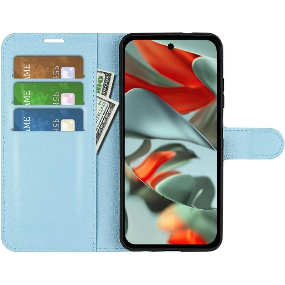 Screenguard Google Pixel 9 Pro Leather Guard Lederhülle (Google Pixel 9 Pro), Smartphone Hülle, Blau