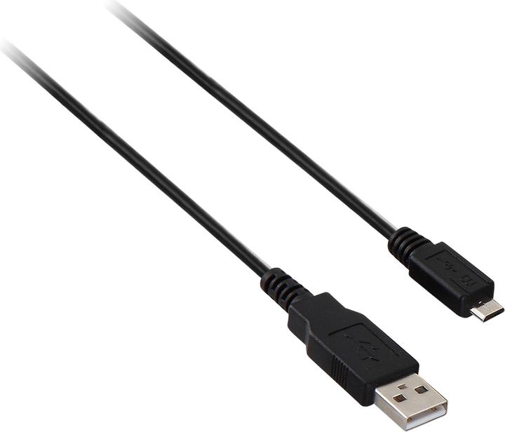 Actual product image V7 USB Cable 1m A To Micro-B (1 m, USB 2.0)
