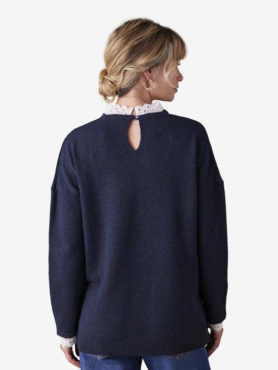 Actual product image Envie de Fraise Langer Umstandspullover mit abnehmbarer Spitze (36, 38)