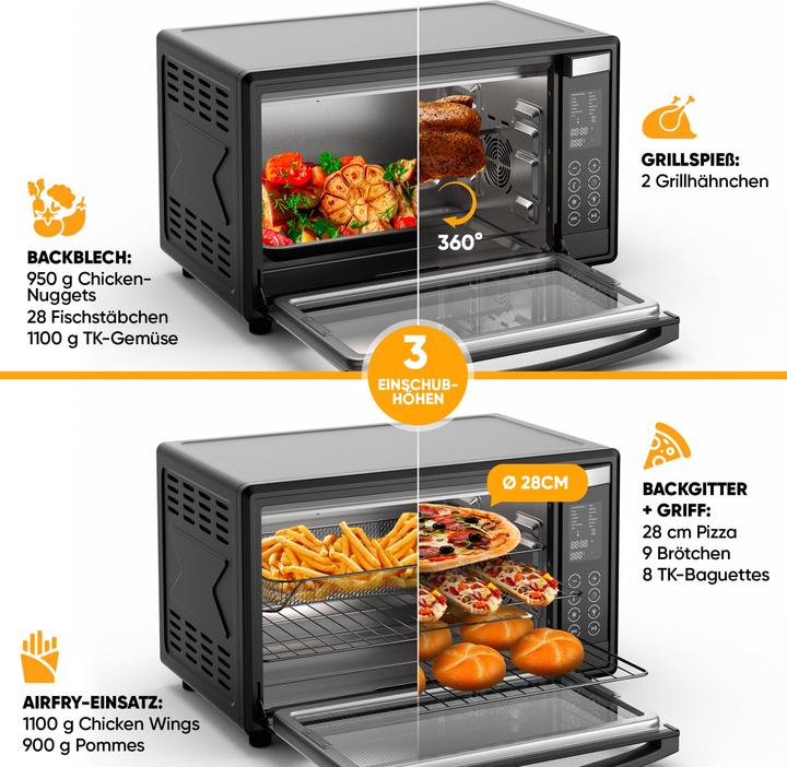 Actual product image Stillstern Mini oven with convection