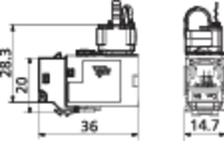 Image du produit Metz Connect Module Keystone CAT 6A (Module Keystone)